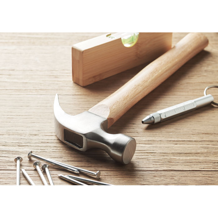 En bois Marteau — Staal & Beukenhout à graver avec prénom
